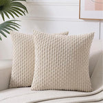 Khaki Comfort Polyester Pillow Cover