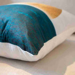 Green and Gold Colour Pillow Cover