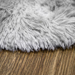 Tie Dye Round Fuzzy Rug