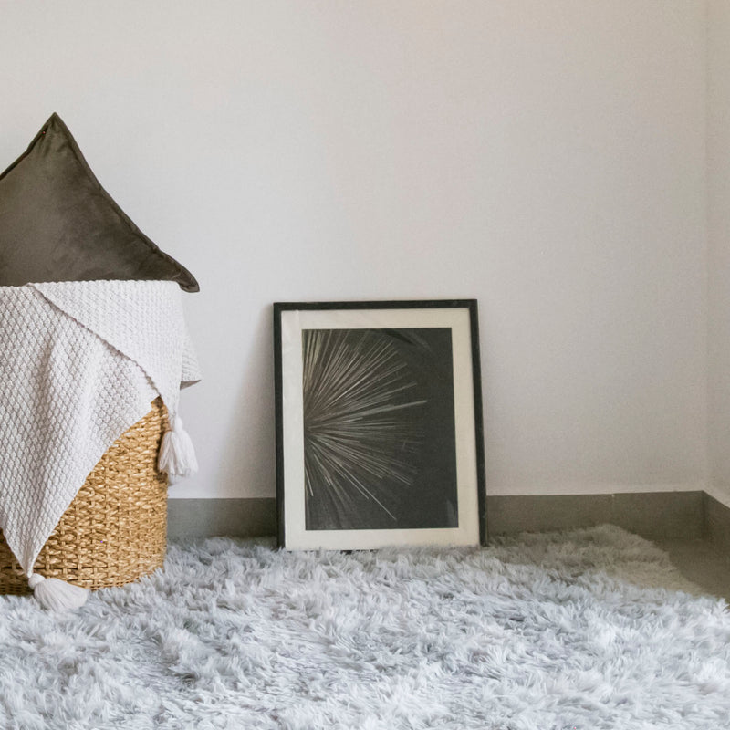 Black and Gold Wood Rings Wall Frame - C